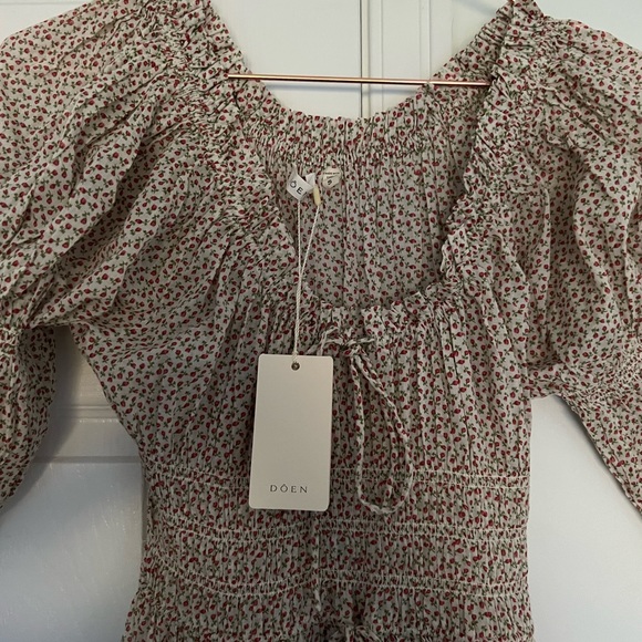 Doen ischia dress in berry Bisou, size S - Picture 3 of 5